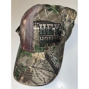 Duck Dynasty camo hat strapback Y2K